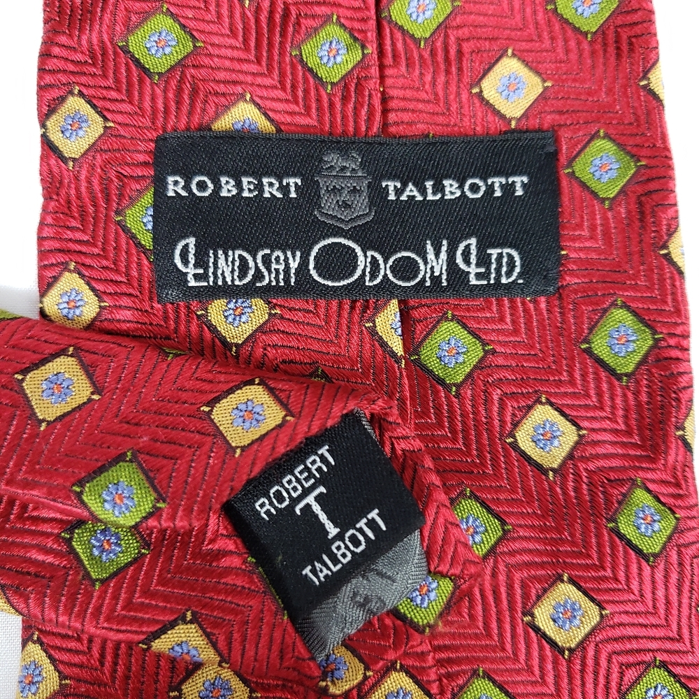 Robert Talbott Red Best of Class Silk Tie - Picture 3 of 6